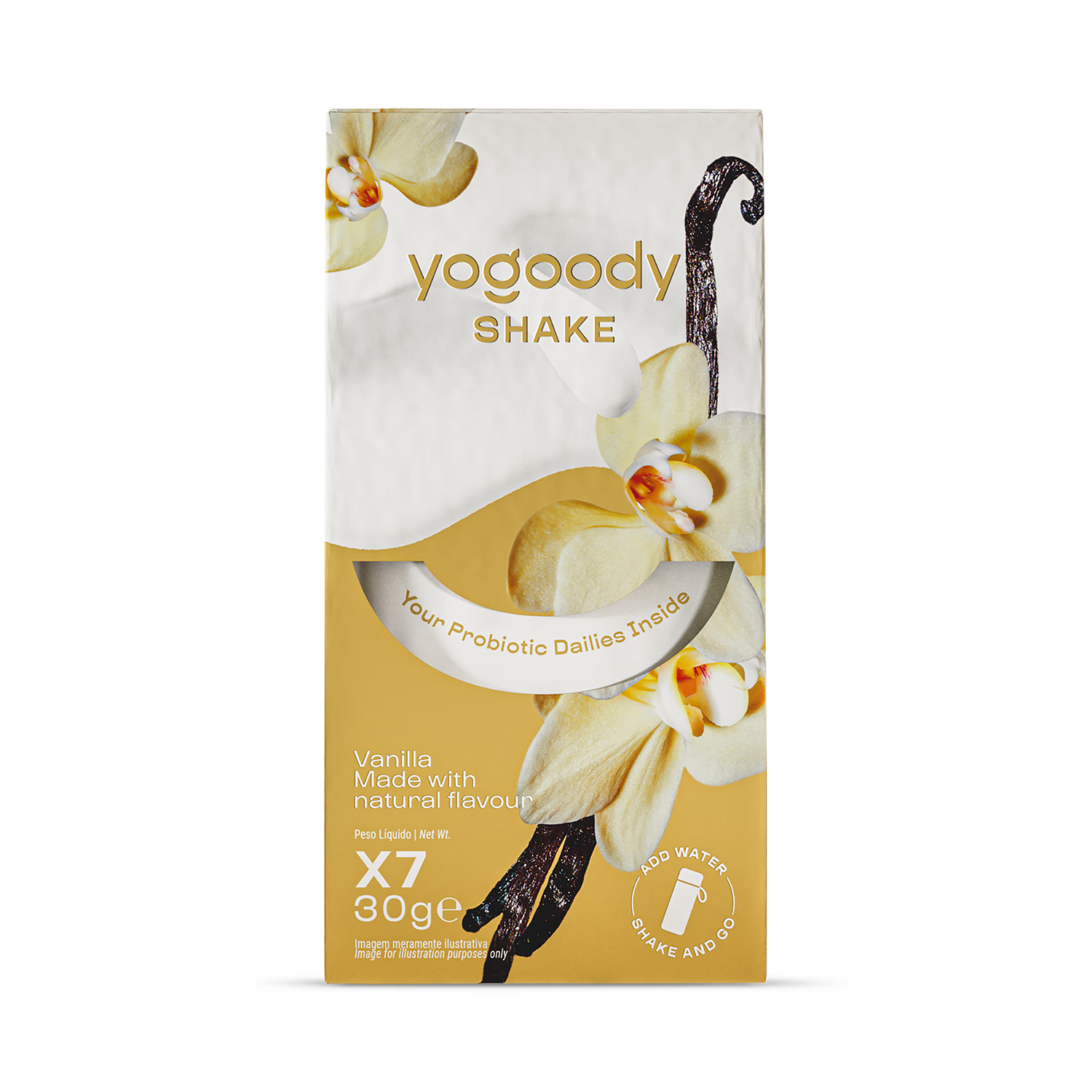 Yogoody probiotic shake vanilla 7x30g (British brand)
