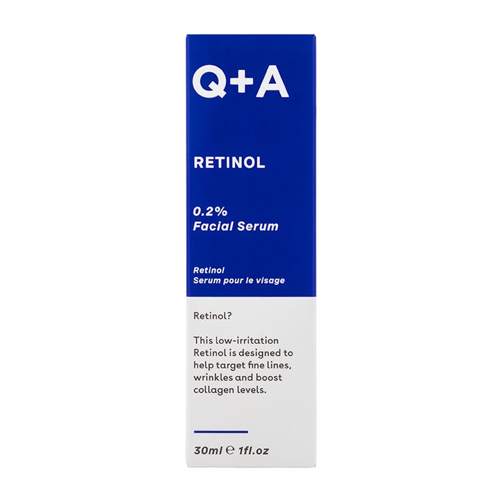 Q+A Retinol 0.2% Facial Serum 30ml