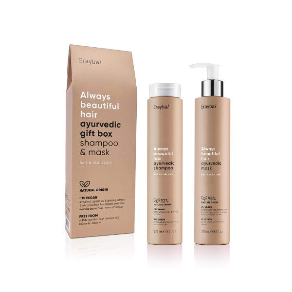 Erayba Ayurvedic hair set shampoo mask lotion oil, imported from the UK