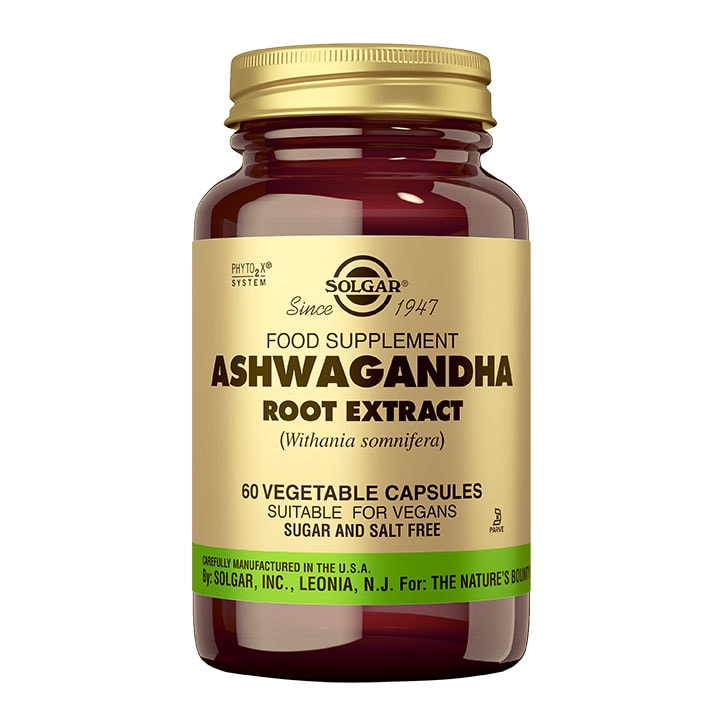 Solgar Ashwagandha Root Extract Vegetable 60 Capsules