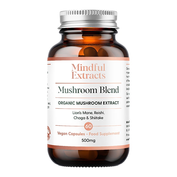 Organic Mushroom Extract Blend 60 Vegan Capsules GOODS Holland&Barrett   