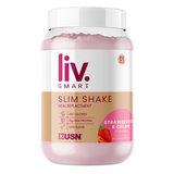 USN Liv.Smart Slim Shake Meal Replacement Chocolate Brownie 550g - Strawberries & Cream