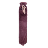 Aroma Home long hot water bottle pink faux fur - British product