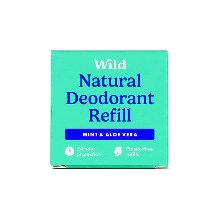 WILD Pomegranate & Pink Peppercorn Natural Deodorant Refill 40g GOODS Holland&Barrett Fresh Cotton & Sea Salt Sensitive