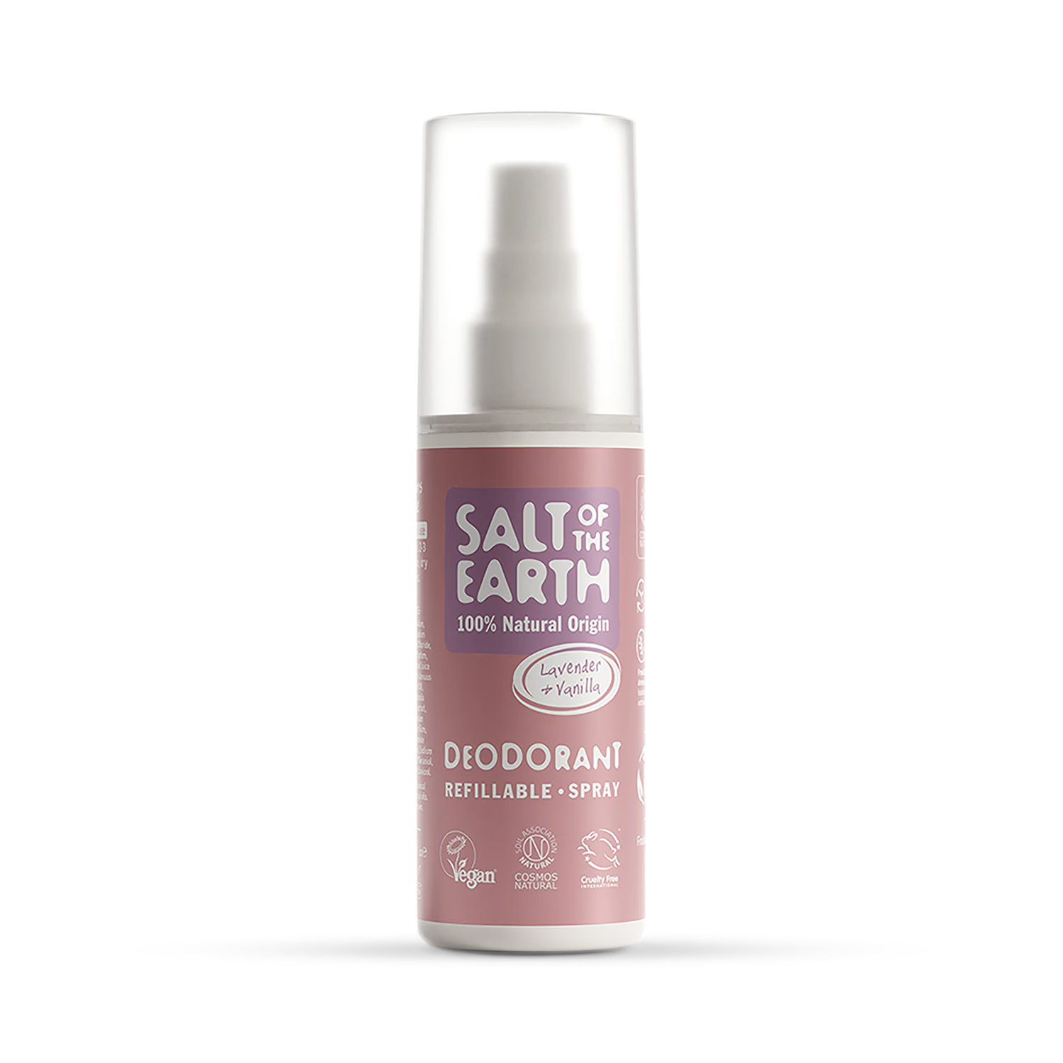 Salt of the Earth deodorant spray Lavender Vanilla 100ml, UK version