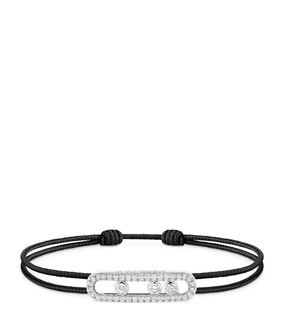 Messika white gold diamond bracelet 0.26ct, imported from the UK