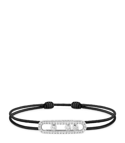 Harrods Messika Care(s) White Gold and Diamond Bracelet (0.26ct)- Buy online at McGrocer