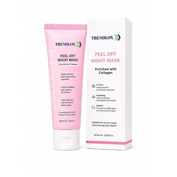 Trendlox collagen overnight peel-off mask, UK version