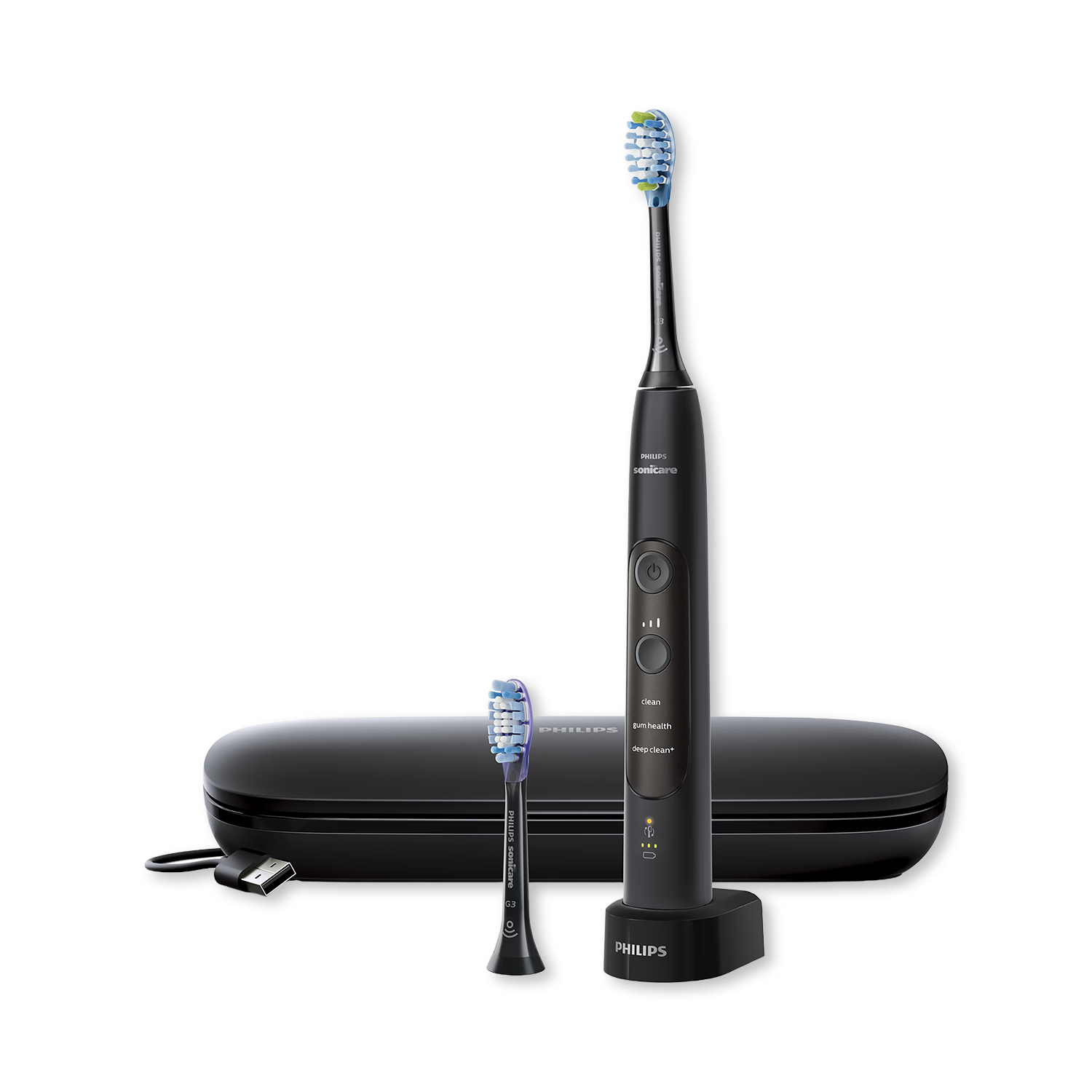 Philips Sonicare ExpertClean 7300 electric toothbrush black, UK version