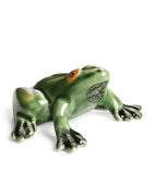 Bordallo Pinheiro earthenware frog figurine - British product