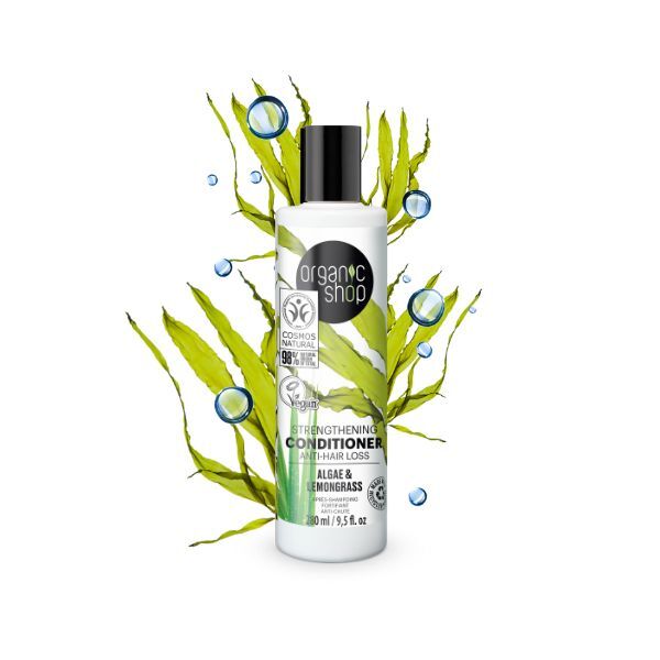 Organic Shop strengthening conditioner anti-hair loss 280ml - British product