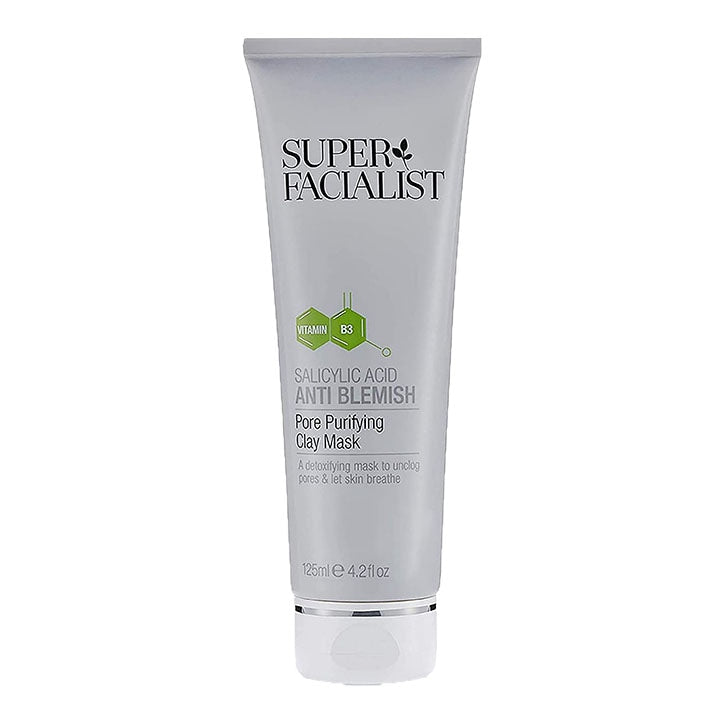 Super Facialist Salicylic Acid Anti-Blemish Pore Purifying Clay Mask 125ml GOODS Holland&Barrett