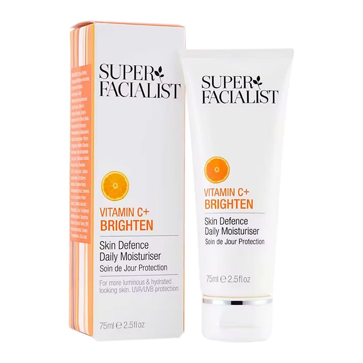 Super Facialist Vitamin C+ Brighten Skin Defence Daily Moisturiser 75ml