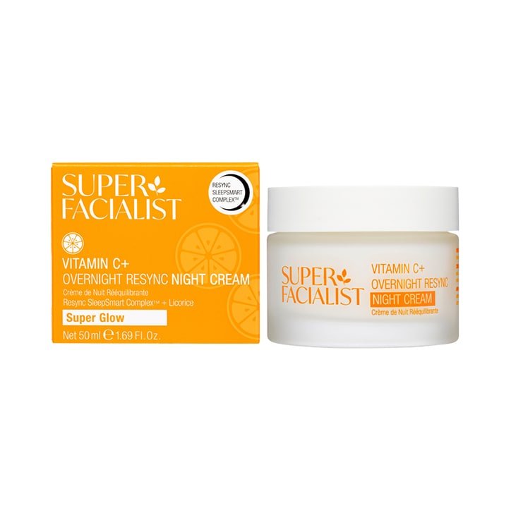 Super Facialist Vitamin C Overnight Resync Night Cream 50ml GOODS Holland&Barrett