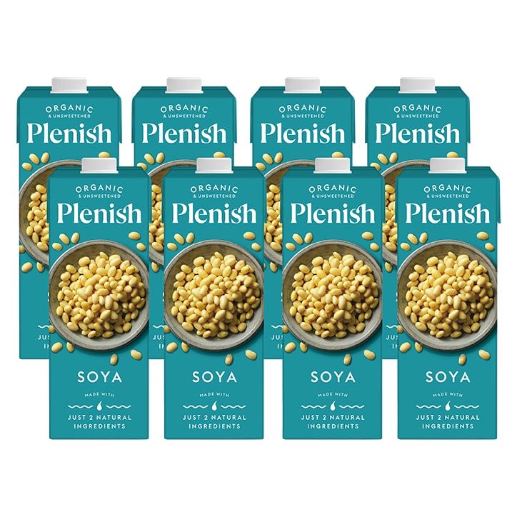 Plenish Organic Soya Drink 8x 1L GOODS Holland&Barrett