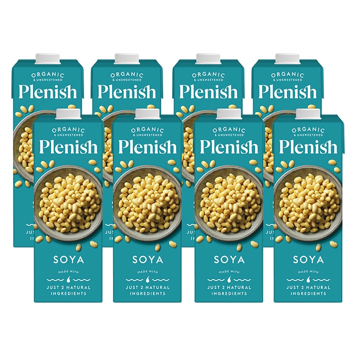 Plenish Organic Soya Drink 8x 1L