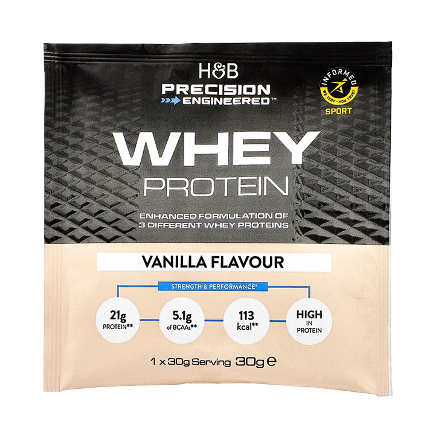Whey Protein Strawberry Sachet 30g - Vanilla 30 g