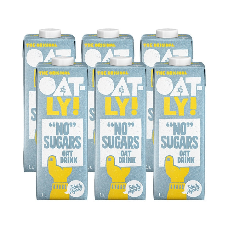 Oatly No Sugars Oat Drink 6x 1L GOODS Holland&Barrett