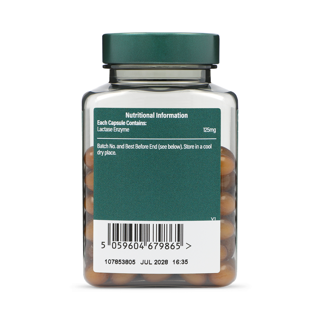 Holland Barrett Lactase Enzyme 125mg 120 Capsules