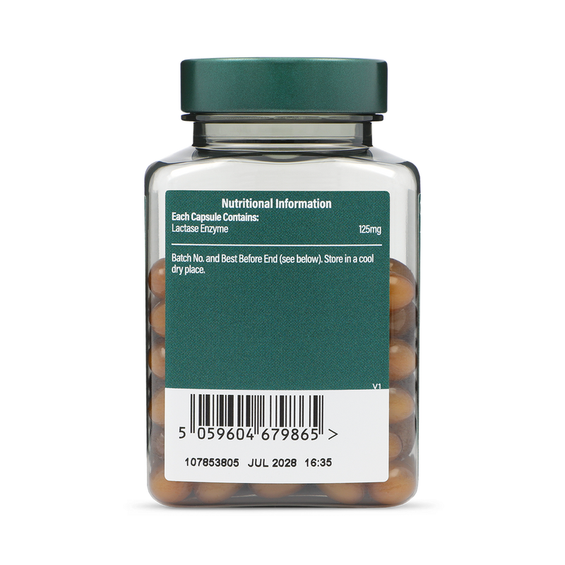 Holland Barrett Lactase Enzyme 125mg 120 Capsules
