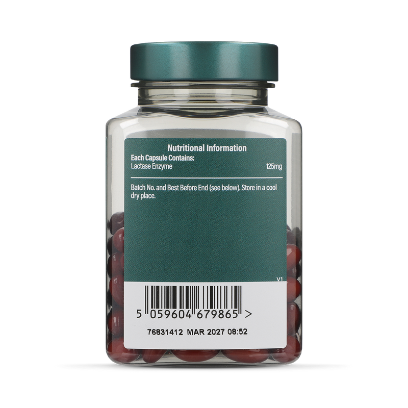 Holland Barrett Lactase Enzyme 125mg 120 Capsules