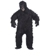 Smiffys gorilla costume black with bodysuit mask hands feet (British brand)