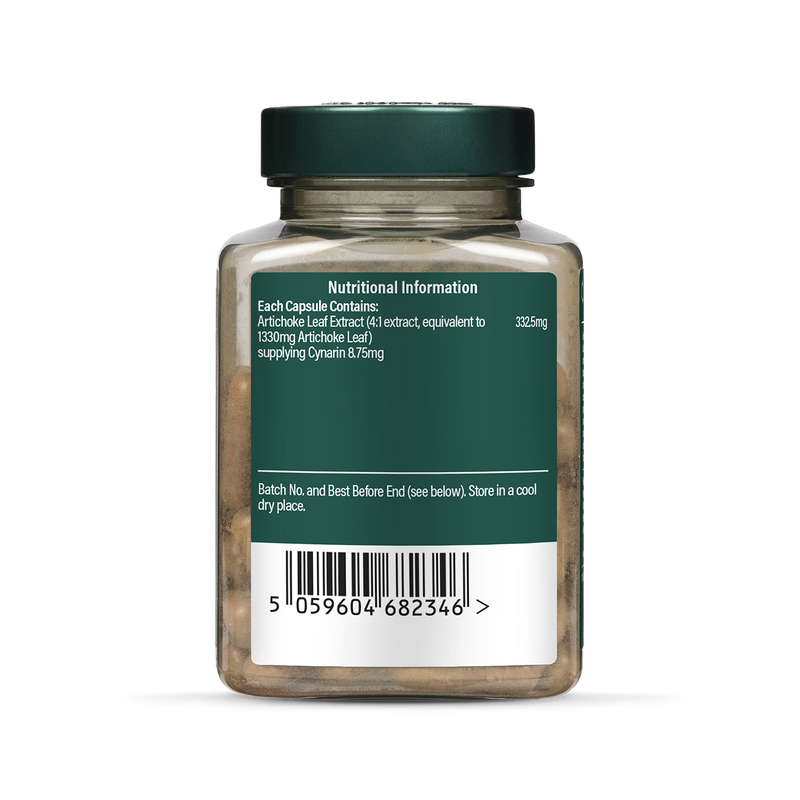 Holland & Barrett artichoke extract capsules 60 pack, UK version