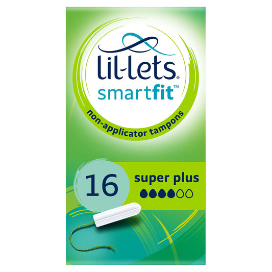 Lil-Lets Non Applicator Tampons, Super Plus x16 feminine care Sainsburys   