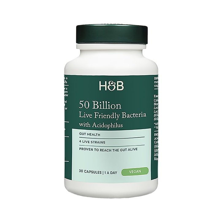 Holland & Barrett Friendly Bacteria 50 Billion 30 Capsules