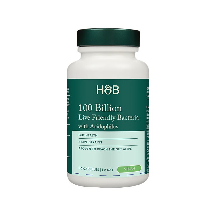 Holland & Barrett Friendly Bacteria 100 Billion 30 Capsules