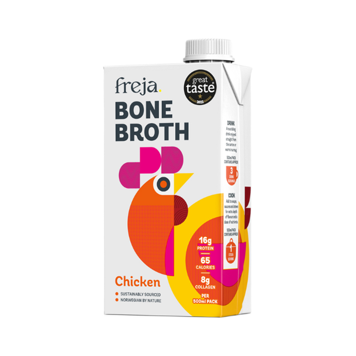 Freja Chicken Bone Broth 500ml - Chicken