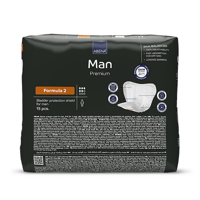 ضمادات Abena Man Formula 2، امتصاص 700 مل، عبوة 15 فوطة من Holland & Barrett - اشترِ عبر الإنترنت من McGrocer