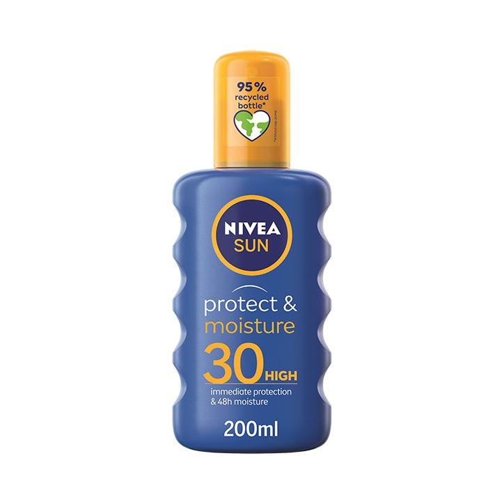 Nivea Sun Protect & Moisture Sun Cream Spray SPF30 200ml GOODS Holland&Barrett