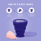 Mooncup Menstrual Cup Cleaning Pot GOODS Holland&Barrett