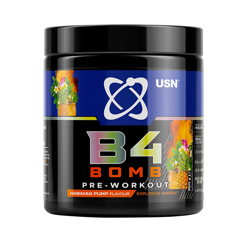 USN B4 Bomb Pre-Workout Hawaiian Pump 300g - Hawaiian Pump