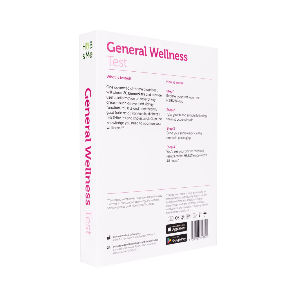 H&B&Me General Wellness Blood Test