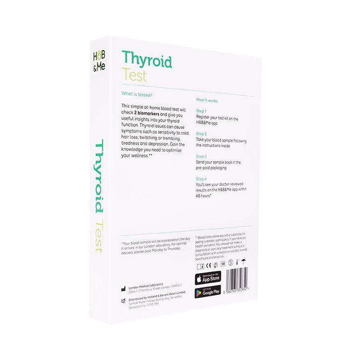 H&B&Me Thyroid Blood Test GOODS Holland&Barrett   