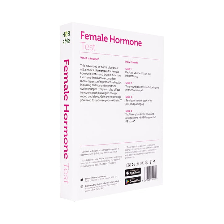 H&B&Me Female Hormone Blood Test