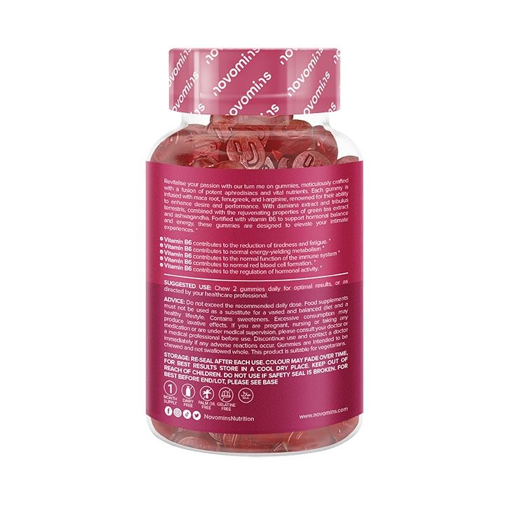 Novomins Libido Strawberry Flavour 60 Gummies GOODS Holland&Barrett