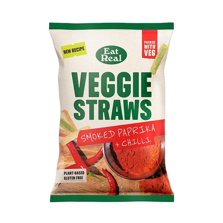 Eat Real Veggie Straws Paprika 110g GOODS Holland&Barrett