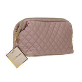 Danielle Creations Simply Slouch Brown Quilted Toiletry Bag (British brand)