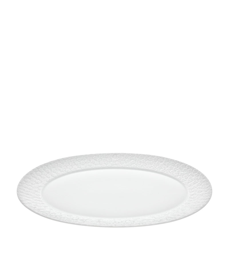 Meissen oval platter plate with blossom design 36cm, imported from the UK