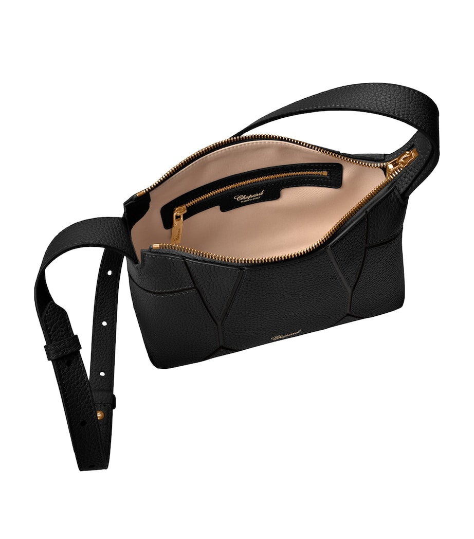 Chopard Diamond cross-body bag grained calfskin - British product