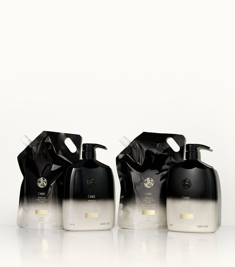 Oribe Gold Lust Repair & Restore Shampoo Refill 1000ml, imported from the UK