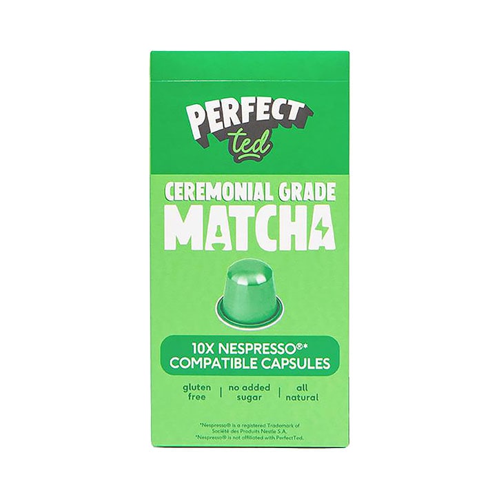 Perfect Ted Matcha Green Tea Powder Pods x10 GOODS Holland&Barrett Original