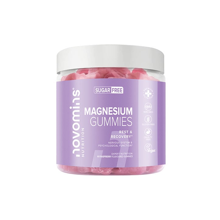 Novomins Magnesium SF Raspberry Flavoured 60 Gummies GOODS Holland&Barrett