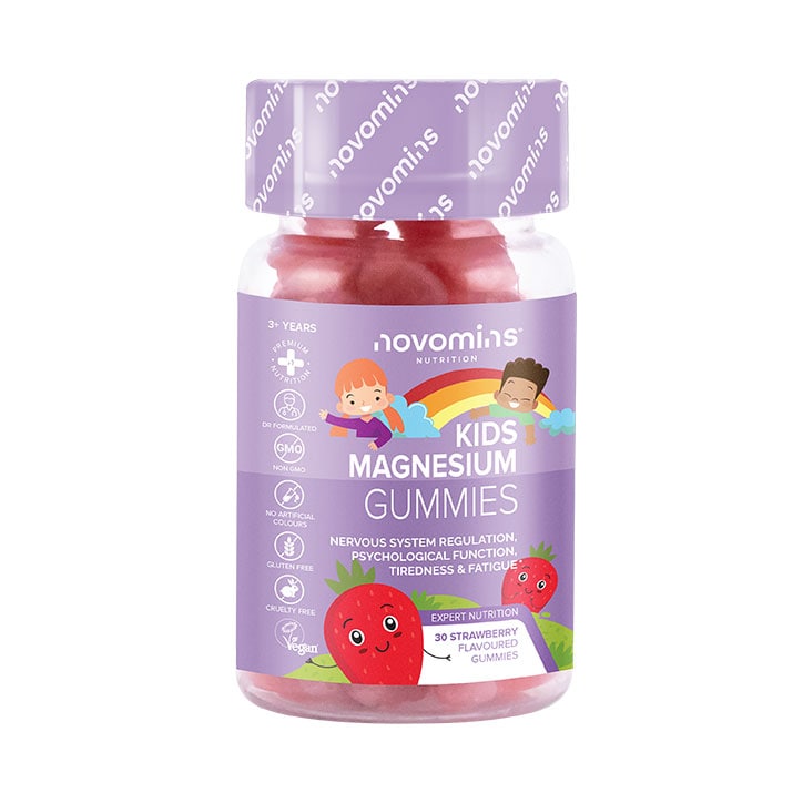 Novomins Kids Magnesium Strawberry Flavoured 30 Gummies GOODS Holland&Barrett