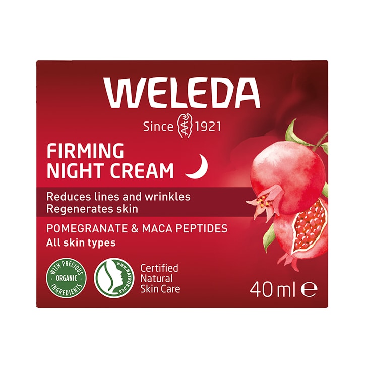 Weleda Pomegranate & Maca Peptides Firming Night Cream 40ml GOODS Holland&Barrett