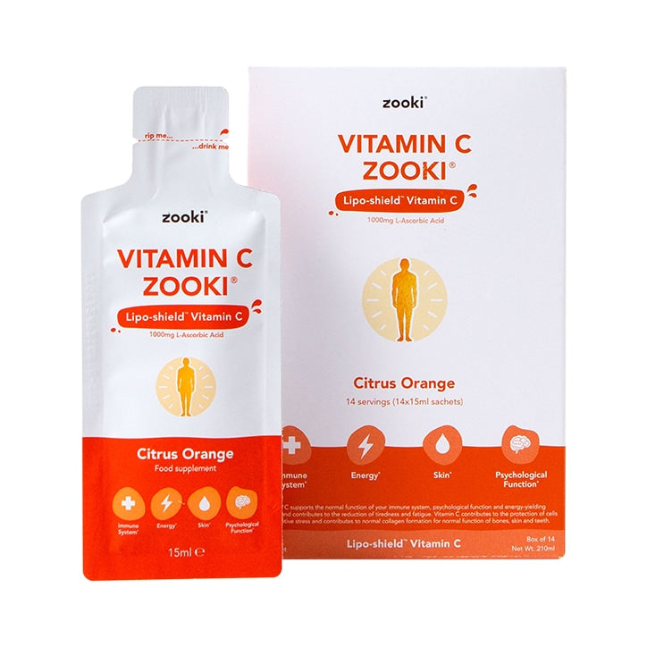 Zooki Liposomal Vitamin C 15ml 14 Sachets GOODS Holland&Barrett