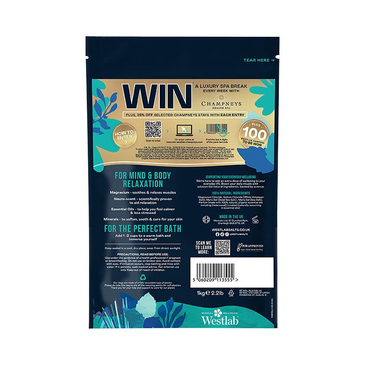 Westlab Relax Bath Salts 1kg GOODS Holland&Barrett